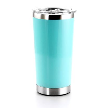 Picture of Mr. Coffee Quinlan 20 Ounce Stainless Steel Thermal Tumbler in Teal