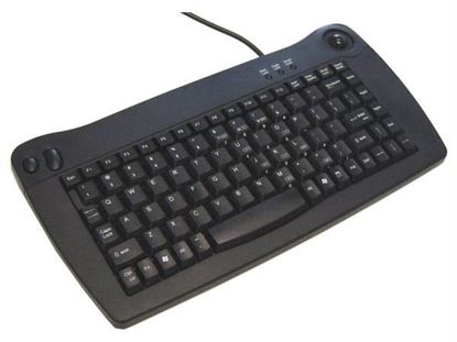 图片 ACK-5010 - MINI-TRACKBALL KEYBOARD (BLACK PS/2)