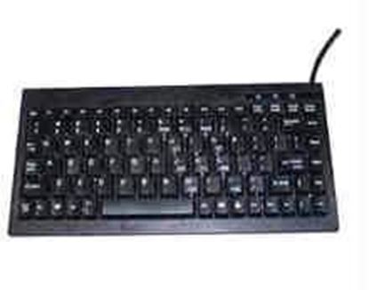 Picture of ACK-595 - MINI KEYBOARD WITH EMBEDDED NUMERIC KEYPAD (USB, BLACK)
