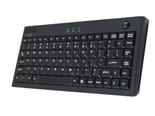 Picture of MINIUSB KEYBOARD W/OPTICAL TRACKBALL (BL