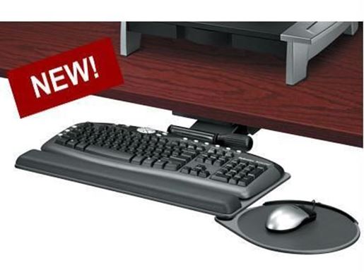 Picture of LETS YOU SLIDE MOUSE PLATFORM LEFT OR RIGHT OVER KEYBOARD NUMERIC PAD AND OFFERS