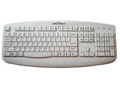 Picture of SILVER STORM WASHABLE MEDICAL GRADE KEYBOARD - DISHWASHER SAFE & ANTIMICROBIAL (