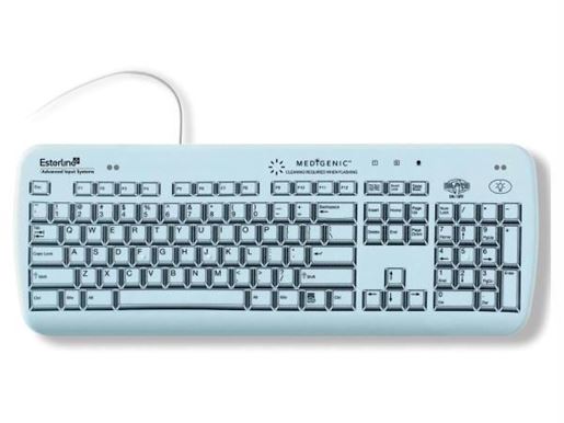 Picture of MEDIGENIC MEDICAL 104 COMPLIANCE INFECTION CONTROL WASHABLE KEYBOARD UNIQUELY MO