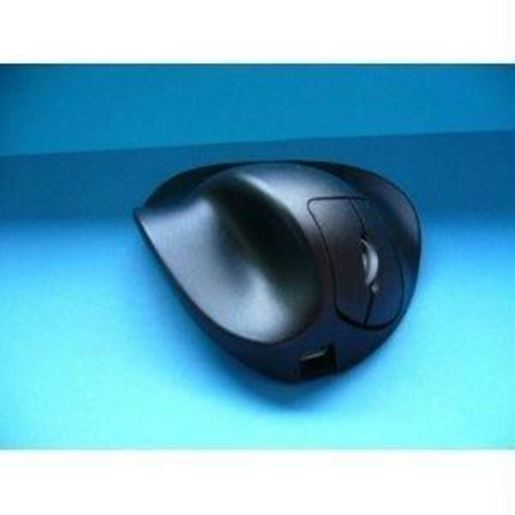 Picture of HIPPUS HANDSHOE EROGONOMIC MOUSE WIRELESS BLACK LARGE-LIGHT CLICK-FULLY SUPPORTS