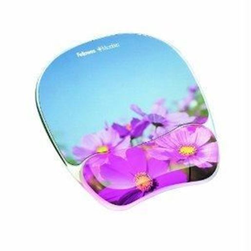 Picture of MOUSE PAD WRIST REST WITH MICROBAN PROTECTION ADDS COLOR TO YOUR WORKSPACE WITH