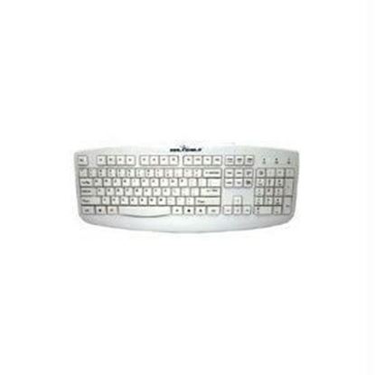 Picture of SILVER STORM WASHABLE MEDICAL GRADE KEYBOARD - DISHWASHER SAFE & ANTIMICROBIAL (