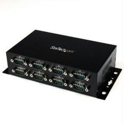 图片 ADD 8 DIN RAIL-MOUNTABLE RS232 SERIAL PORTS TO ANY SYSTEM THROUGH USB - 8 PORT U