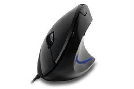 Picture of ADESSO VERTICAL  ILLUMINATED ERGONOMIC USB MOUSE , CONTOUR SHAPE WITH HANDSHAKE