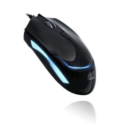 Picture of ADESSO G1 LED ILLUMINATED ERGONOMIC USB OPTICAL MOUSE , WITH 4 DPI SWITCHING.