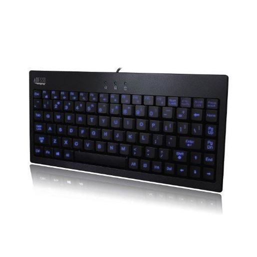 Picture of ADESSO SLIMTOUCH 110 - 3-COLOR ILLUMINATED MINI KEYBOARD