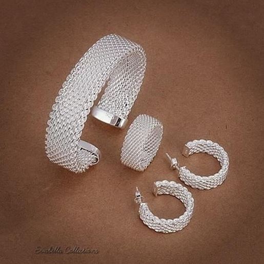 Picture of Love At First Sight - The Cuff Bracelet, Ring and Earrings set