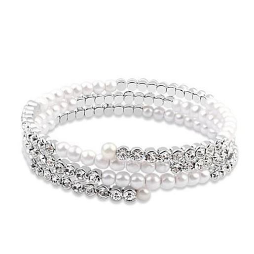 Picture of The Promise - Wrapped in Crystal and Pearls Bracelet