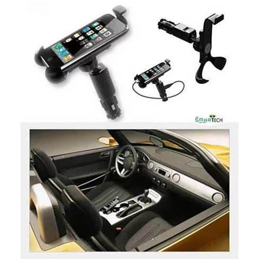 Picture of Universal Smartphone Stand with Car Charger Built in