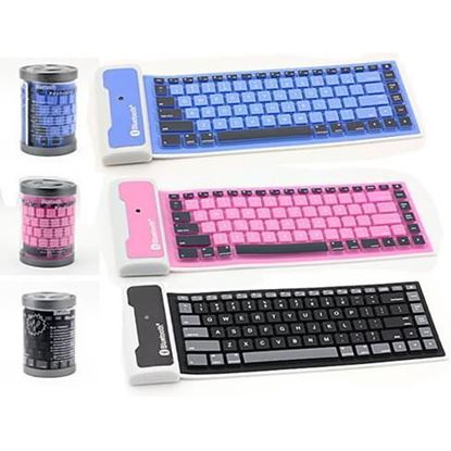 Picture of Type Out Of A Box With Flexible Silicone Bluetooth Keyboard