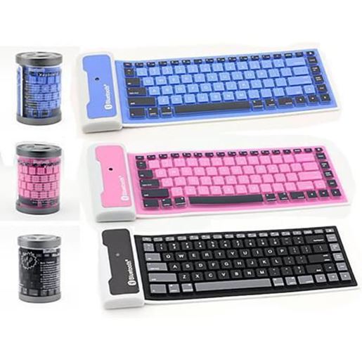 Picture of Type Out Of A Box With Flexible Silicone Bluetooth Keyboard