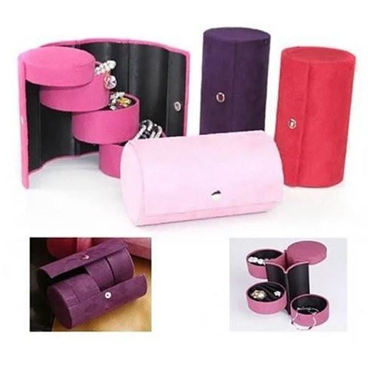 Picture of Jewel Roll for Travelers or Anyone - Your personal jewels neatly organized in easy to carry roller case