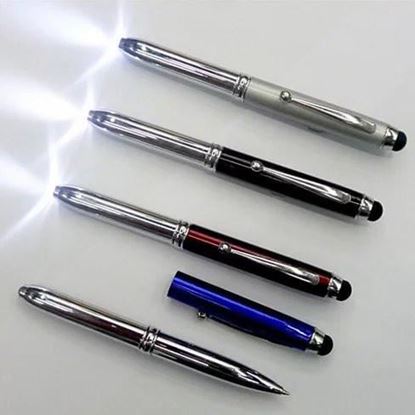 Picture of Light Us Stylus with 3 in 1  features - Stylus, Pen and Led Light