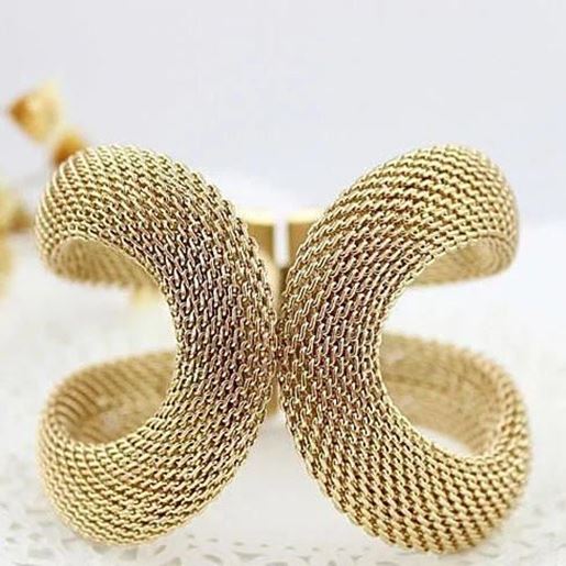 Picture of Glamsham - The Vintage Infinity Loop Mesh Bracelet