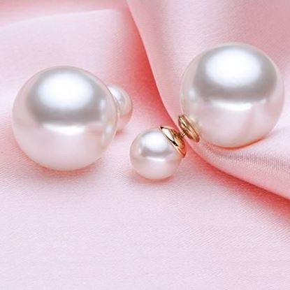 Picture of Rabaran - The Tribal Double Pearl Earrings