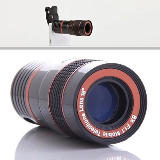 Picture of Telephoto PRO Clear Image Lens Zooms 8 times closer! For all Smart Phones & Tablets with Camera