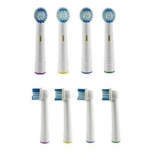 Picture of 8 Replacement Brush Heads for Oral B Electric Brush