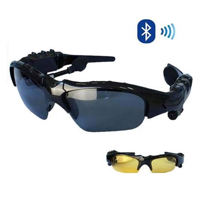 Picture of Day and Night Sunglasses with Bluetooth headphone and handsfree talk