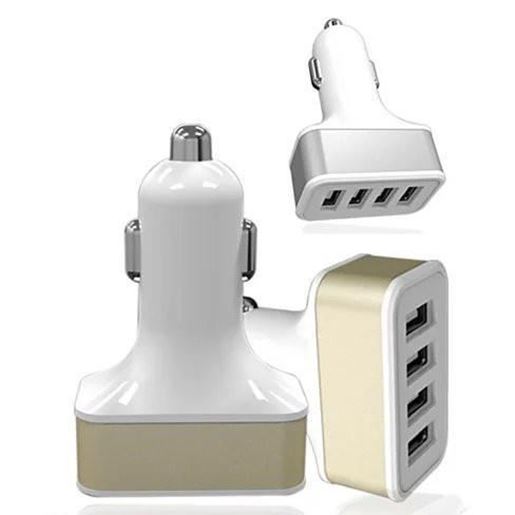 Picture of QUAD PORTS USB Car Adapter and Charger