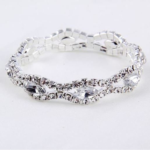 Picture of Love Boat All Crystal Stretchable Bracelet