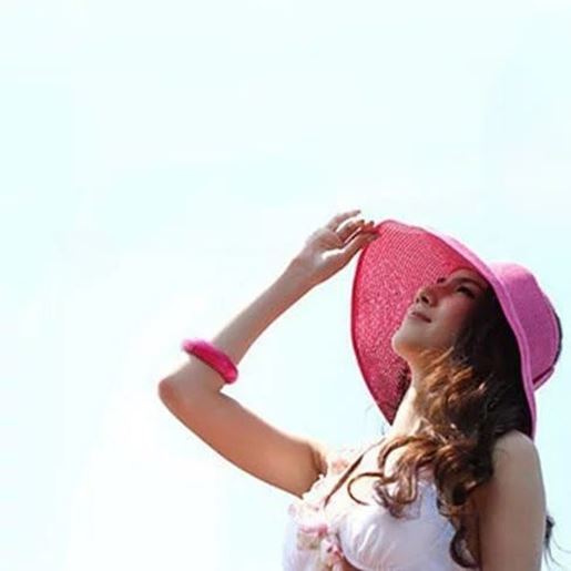 Picture of Sun Hut Straw Hat Cool And Foldable