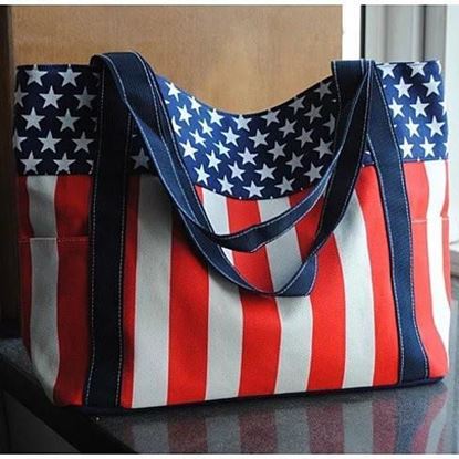 Picture of Star Spangled Canvas Bag