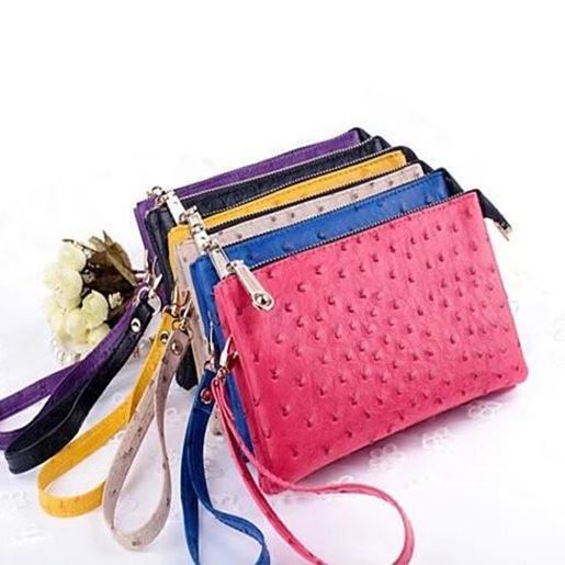 Picture of OMG OMG FAUX OSTRICH LEATHER PURSES