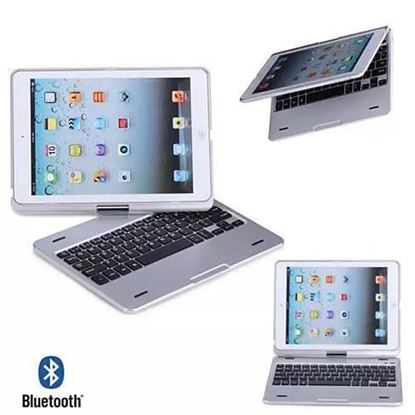 Picture of iPad Air or Mini Swiveling Hard Case With Bluetooth Keyboard