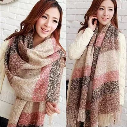 Picture of Wrap Me Softly Cotton Shawl With Fringe