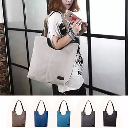 Picture of NATURA Cotton Canvas Tote By Journey Collection