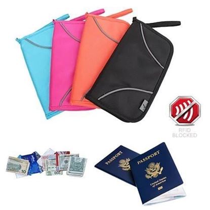 Picture of SAFE JOURNEY RFID BLOCKER Passport and Credit Card Protector Wallet