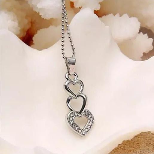 Picture of Love Story Three Phases Of Love Necklace