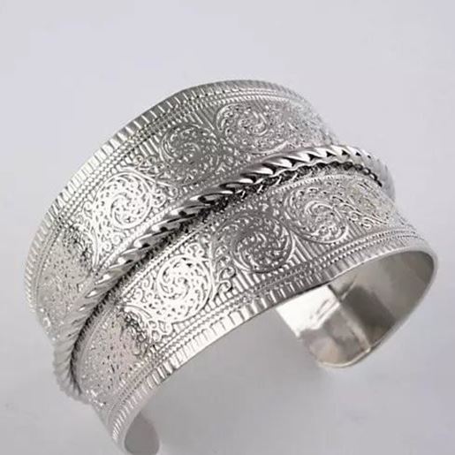 Picture of SURFINA Surf The Waves Silver Cuff Bracelet