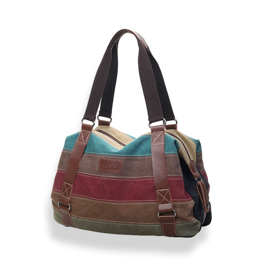 Picture of VIVA VOYAGE Canvas Shoulder Bag From Journey Collection with FREE GIFT of RFID Card Protector Wallet