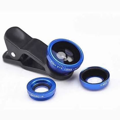 Picture of 3-in-1 Universal Clip on Smartphone Camera Lens - 6 Colors