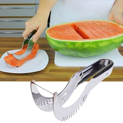 图片 WOWZY Watermelon Slicer All Stainless Steel
