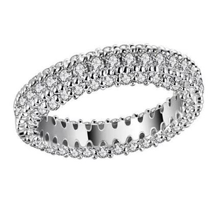 Picture of La Luna Rings Lavish And Delicate Eternity Bands