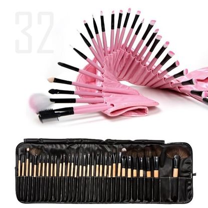 Picture of Sculptor 32 Piece High Quality Wooden Makeup Brush Set