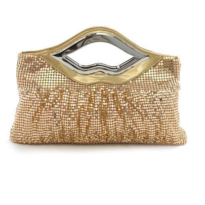 Picture of Big Lips Banquet Clutch In 4 Shiny And Matt Colors