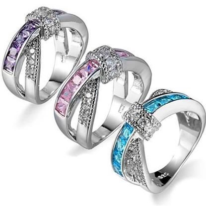 Image de You Cross My Mind Ring Diamond Crystals In 3 Lovely Colors
