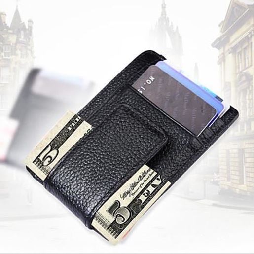 Picture of Money Clip with RFID Safe Wallet