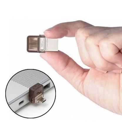 Picture of Dual Port Micro USB Flash Storage Memory Drive