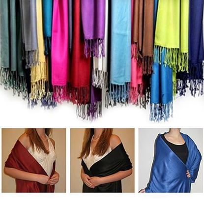 Picture of Privilege Pashmina Shawls With Fringe Benefits