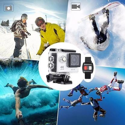 图片 4K Action Pro Waterproof All Digital UHD WiFi Camera + RF Remote And Accessories