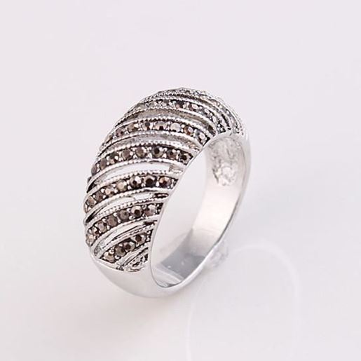 Picture of Markeza Ring In Semi Precious Marcasite Pave Crystals