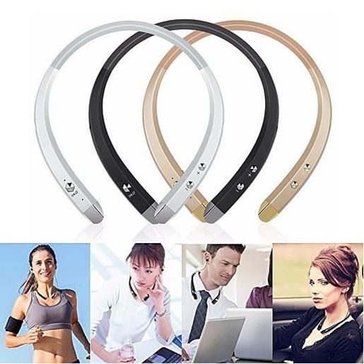 Picture of Sonic Halo Bluetooth Neckband Headphones with Microphone